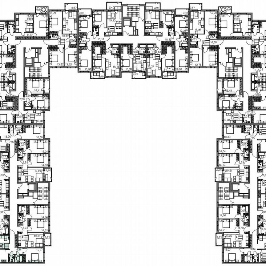 3-к. квартира, 79,5 м², 4/4 эт.