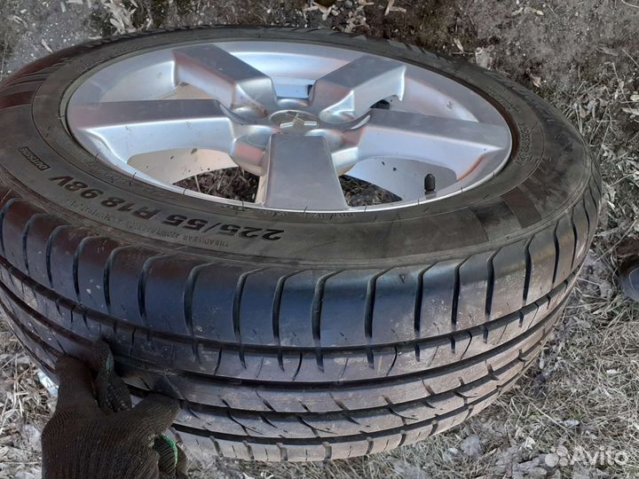 Колеса 225 55 r18 mitsubishi outlander летние
