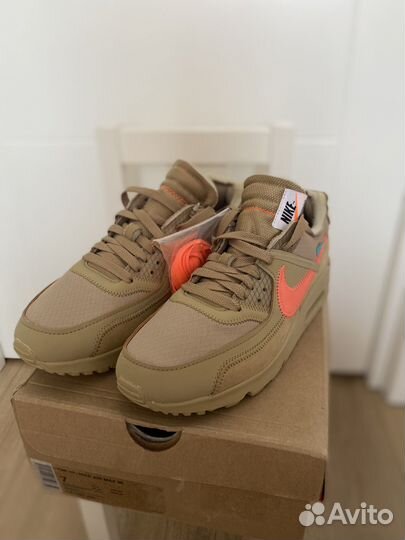 Кроссовки Nike Air Max 90 OFF-white Desert Ore