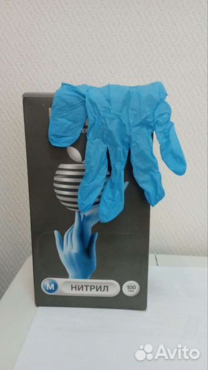 Перчатки нитриловые