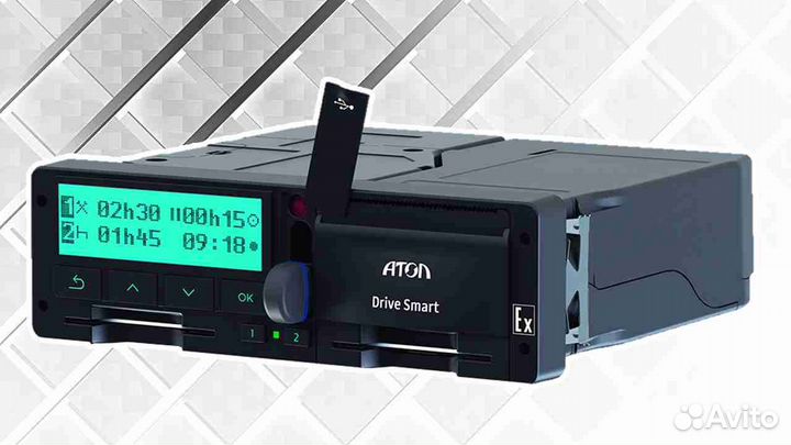 Тахограф Атол Драйв, с скзи и гарантией