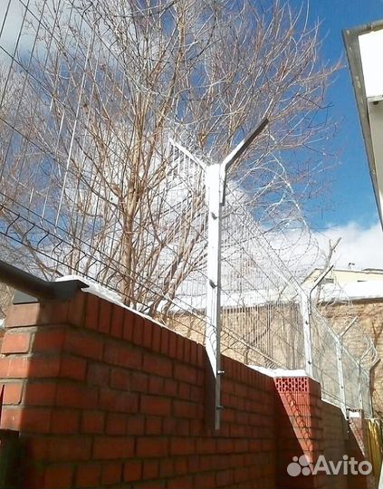 Забор из 3д сетки