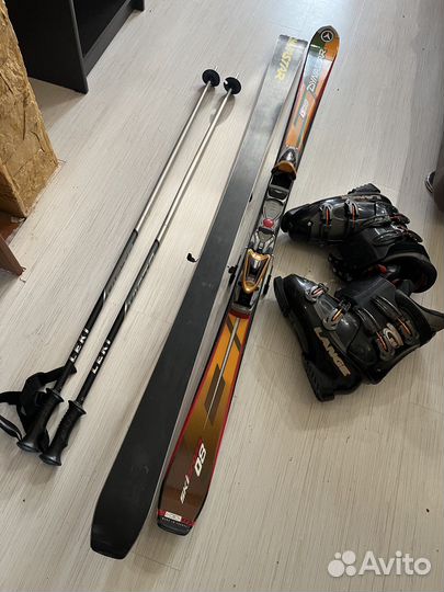 Горные лыжи мужские комплект