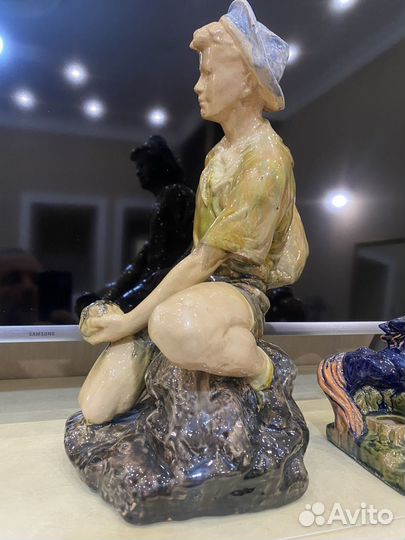 Статуэтка СССР. Керамика. Гжель