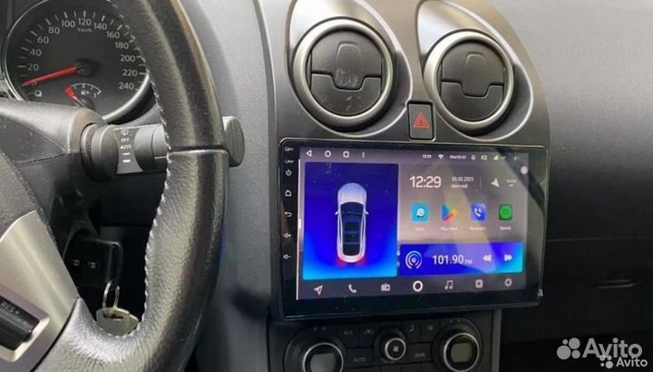 Магнитола Nissan Qashqai j10 WiFi Navi IPS