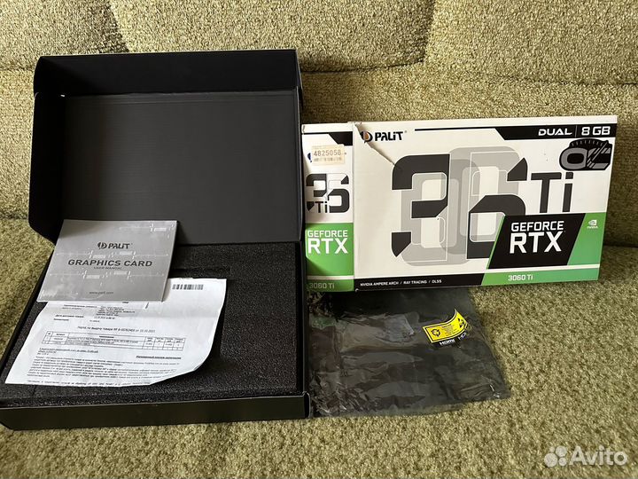 Видеокарта Palit RTX 3060 TI