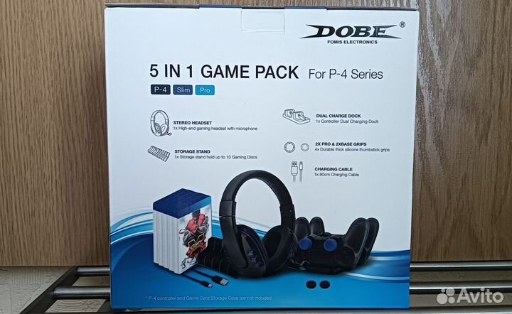 Dobe 5 in 1 Game Pack PS4 набор новый