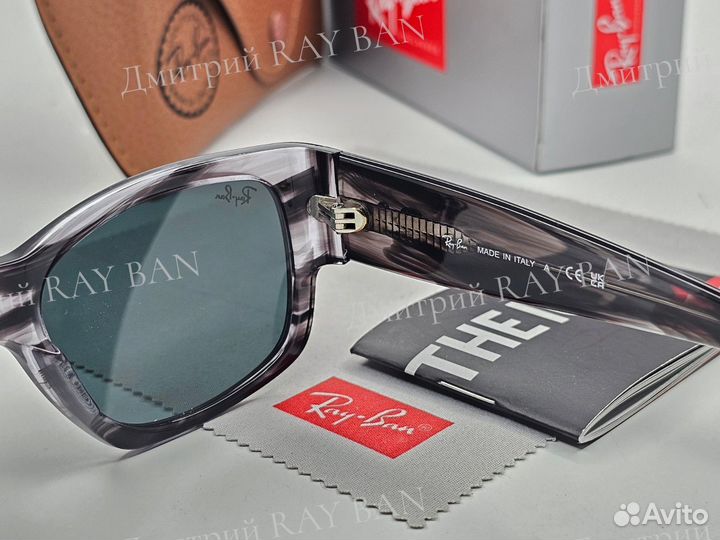 Очки Ray Ban 2187 Nomad Marble Black Стекло