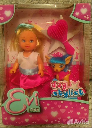 Кукла Evi с собачкой