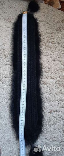 Повязка на голову норковая