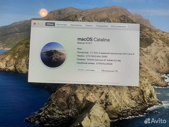 Apple iMac А1418 Late 2012