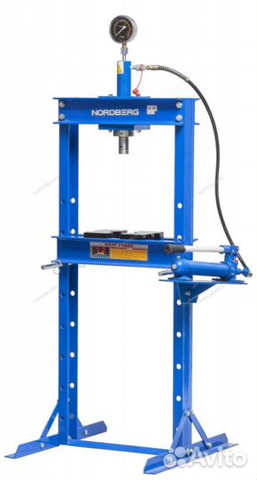 Пресс гидравлический ручной 12 тонн nordberg N3612