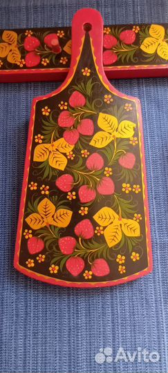 Хохлома.Доска кухонная.СССР.Набор