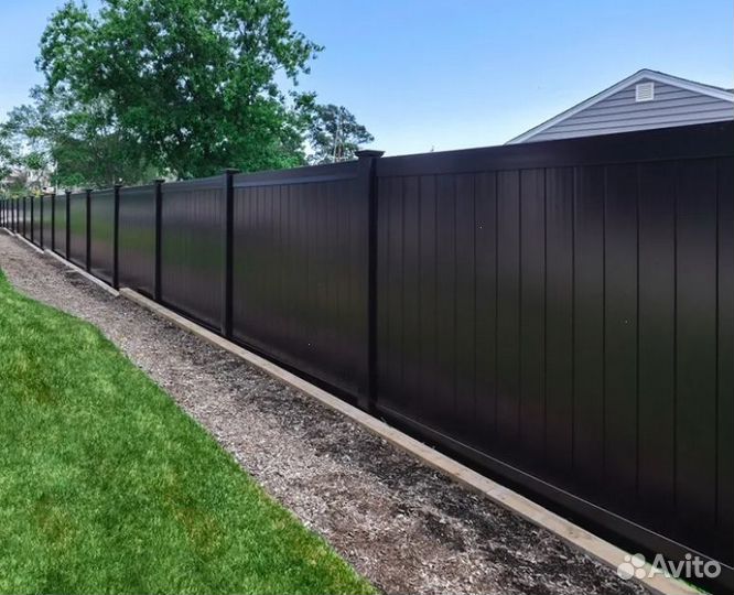 Забор из профлиста под ключ качественно