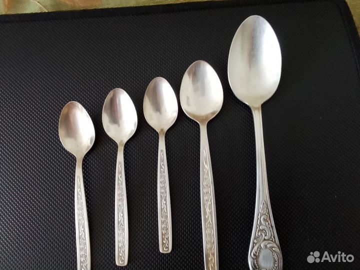 Ложки мельхиорСССР комплект