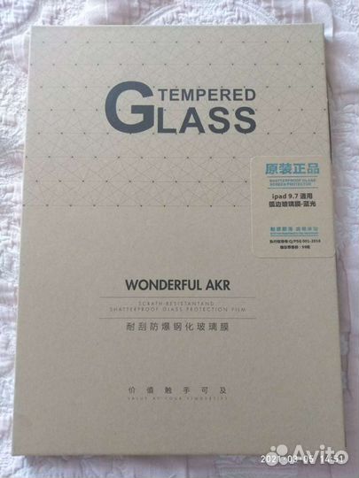 Защитная пленка, стекло на apple iPad