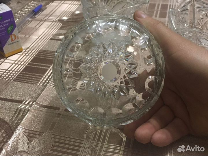 Конфетница салатница СССР хрутсаль