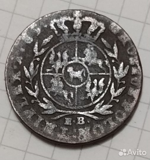 Польша 3 гроша 1783. Медь
