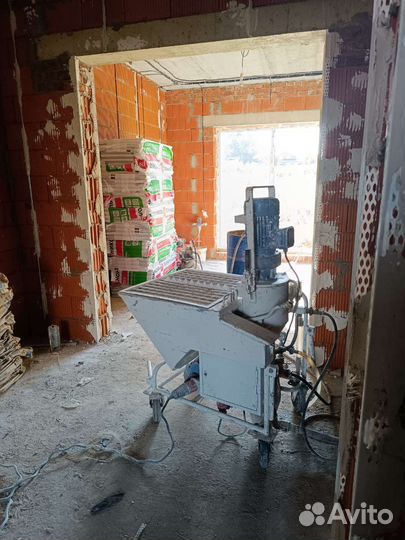 Механизированная штукатурка стен стяжка пола