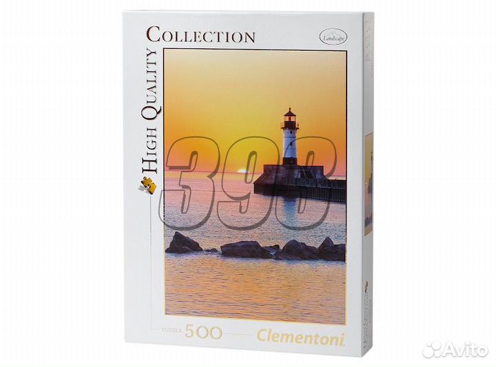 Пазл Закат на побережье с маяком (500 элем (46123)