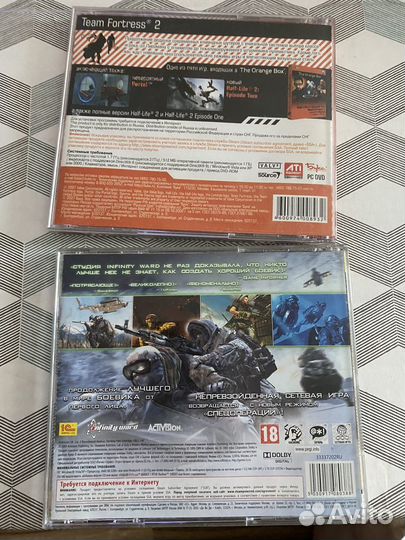 2 DVD диска с играми