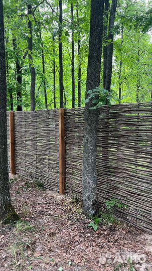 Плетеный забор