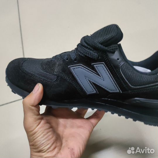 Кроссовки New Balance 574 мужской чёрный Black