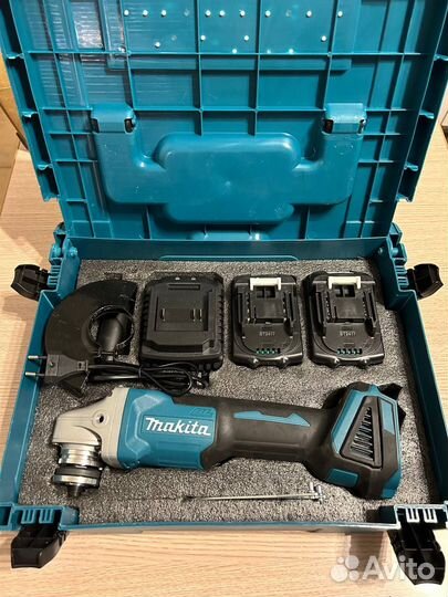 Мощная аккумуляторная болгарка Makita