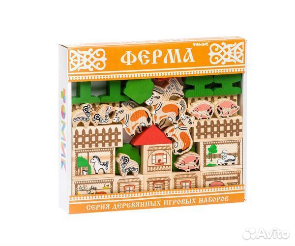 Кубики Томик Ферма 7678-2