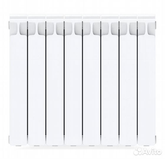 Радиатор Monolit 500 8 секций боковое подключения