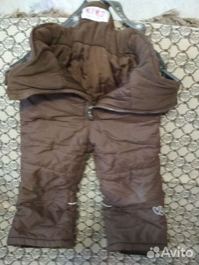 Зимний комбинезон для девочки 98