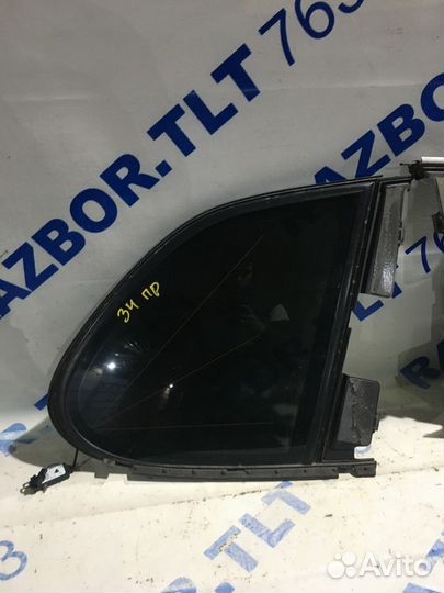 Форточка зад прав porsche cayenne S 957 4.8