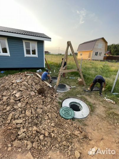 Колодцы и септики из колец для дома