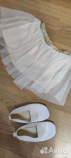 Чешки и юбочка для танцев 3-4 лет