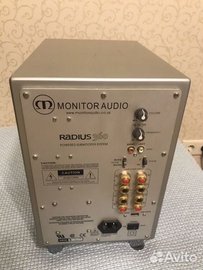 Monitor audio radius 360 subwoofer