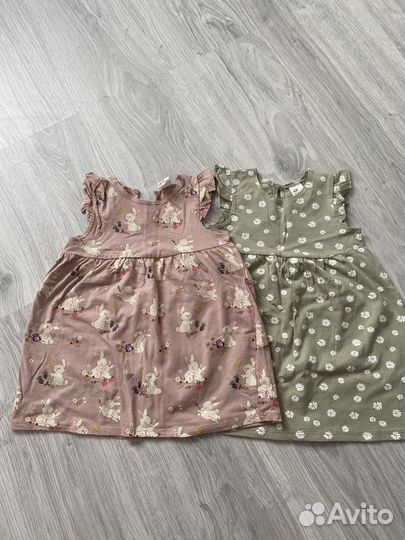 Платье летнее для девочки hm 86