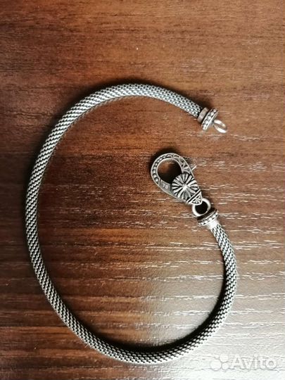 Серебряный браслет мужской