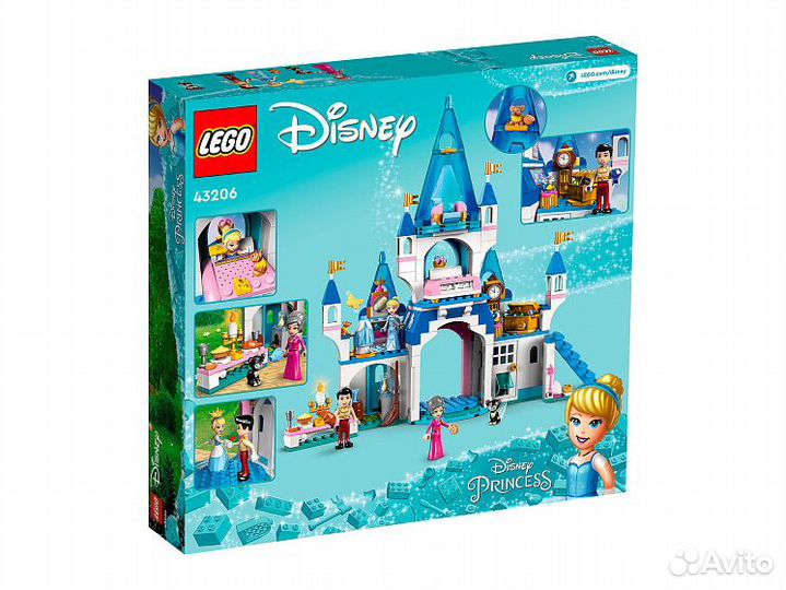 Lego Disney Princess 43206 Замок Золушки и Прекрас