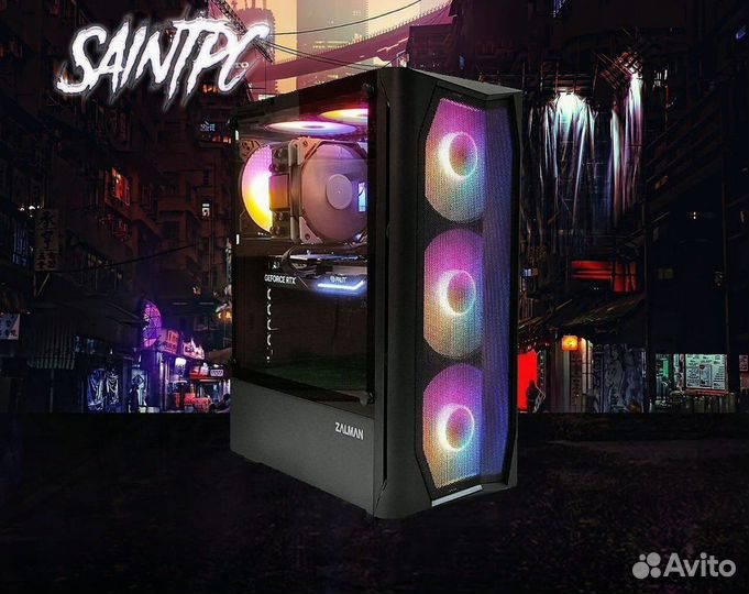 Игровой пк на видеокарте RX и i3