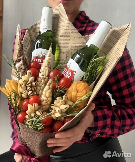 Мужские букеты съедобные