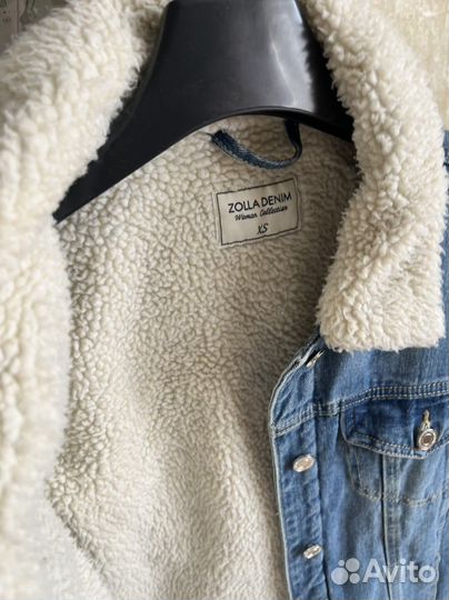 Джинсовка с мехом 42 р-р