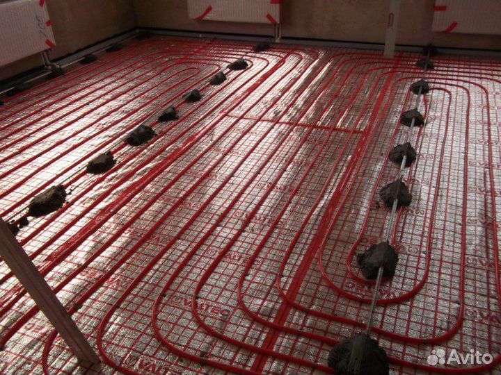 Монтаж тёплого пола