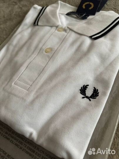 Polo Fred Perry белое