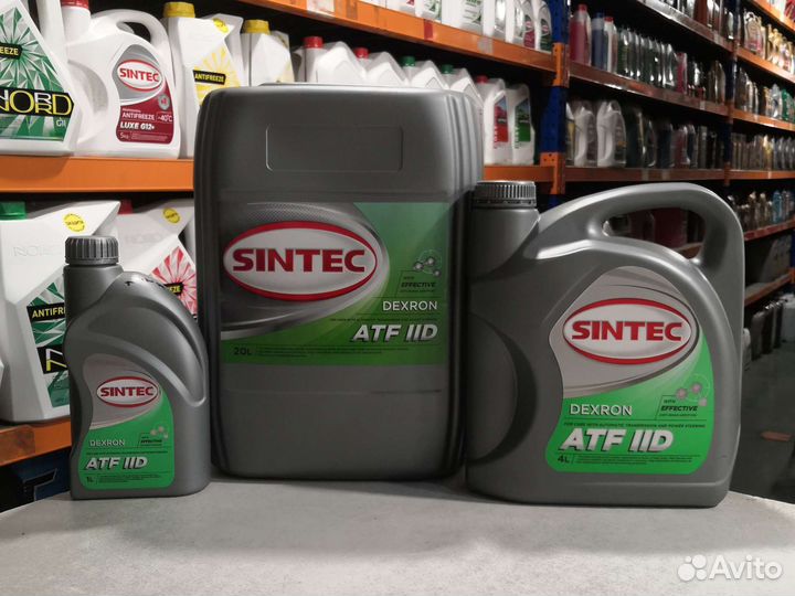 Масло трансмиссионное Sintec ATF Dexron II 20л