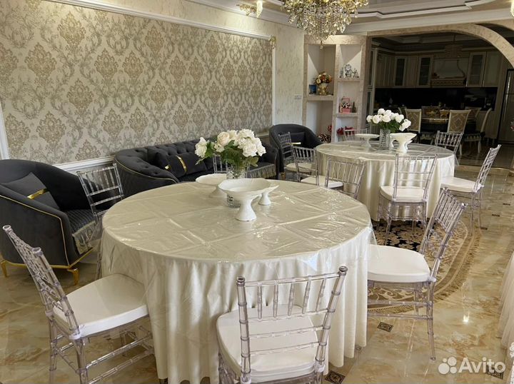 Столы и стулья на прокат