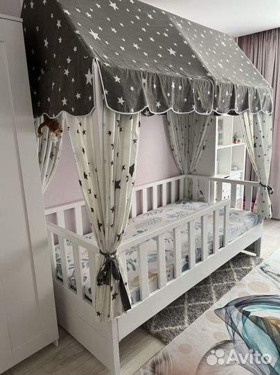 Детская кровать домик 190*90