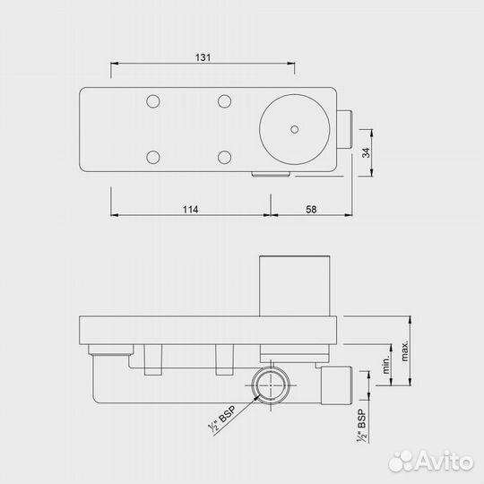 Внутренняя часть смесителя Jaquar ALD-CHR-233N