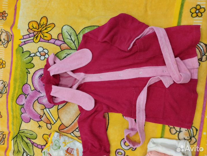 Детский махровый халат 98