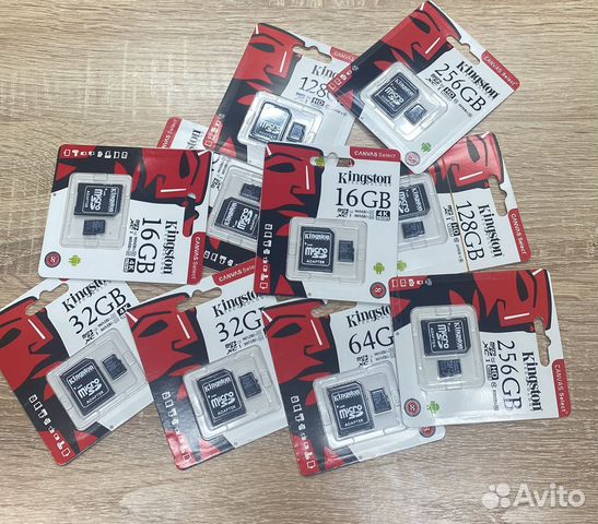 Карта памяти MicroSD 256гб. Новые