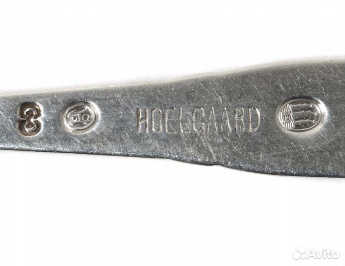 Серебряные чайные ложки, 2 шт. Дания, 1929 год